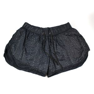 Speedo Workout Running Shorts Geometric Black S